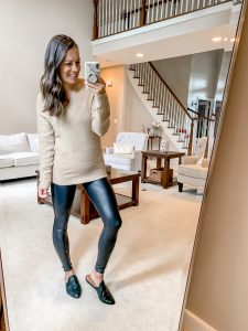 sweater and leggings